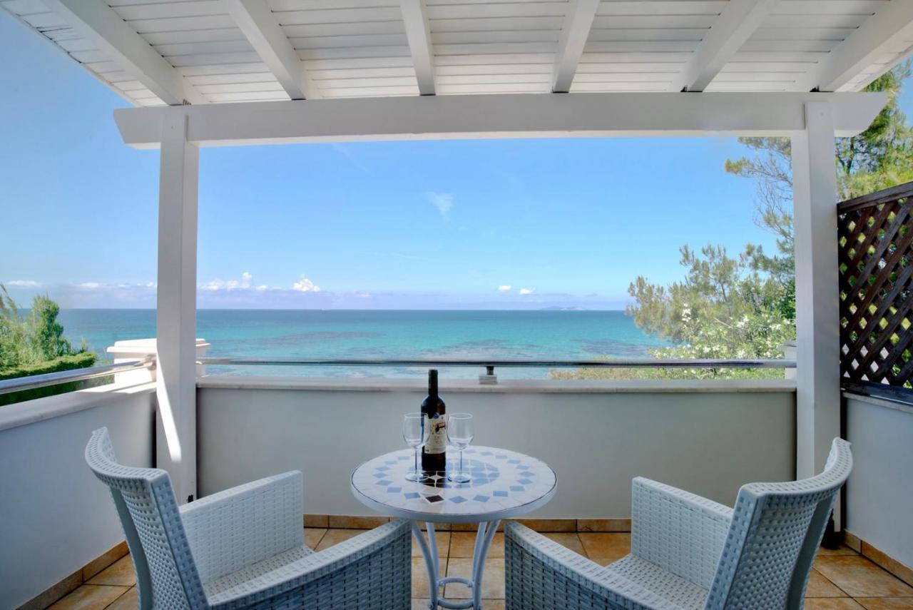 Beachfront Villa Victoras - With Private Beach Sidárion Eksteriør bilde
